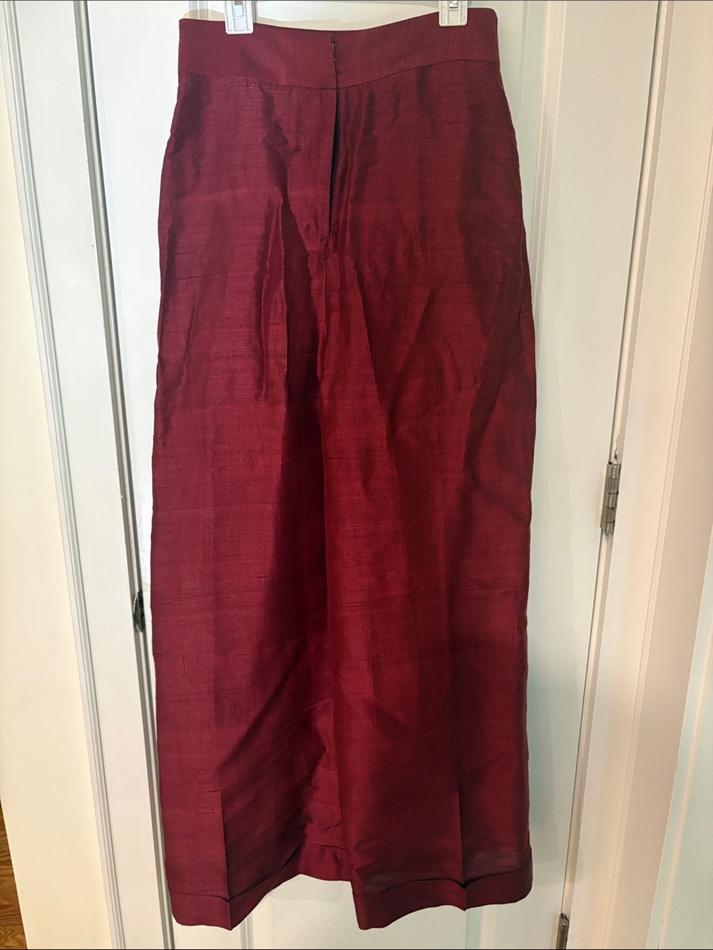Julia amory red silk pants